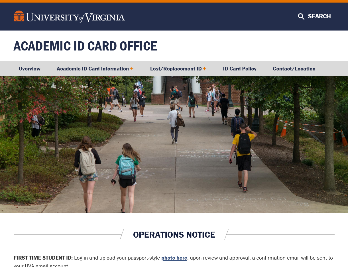 Academic ID Card Office